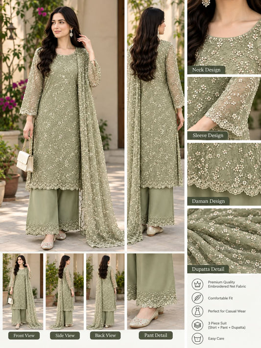 Unstitched Imported CutDana Dress