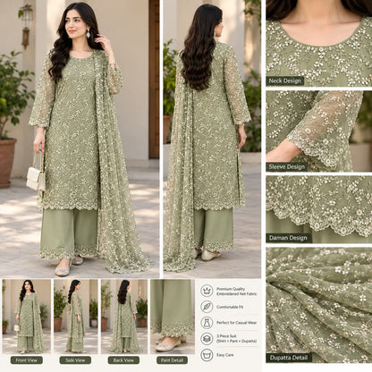 Unstitched Imported CutDana Dress