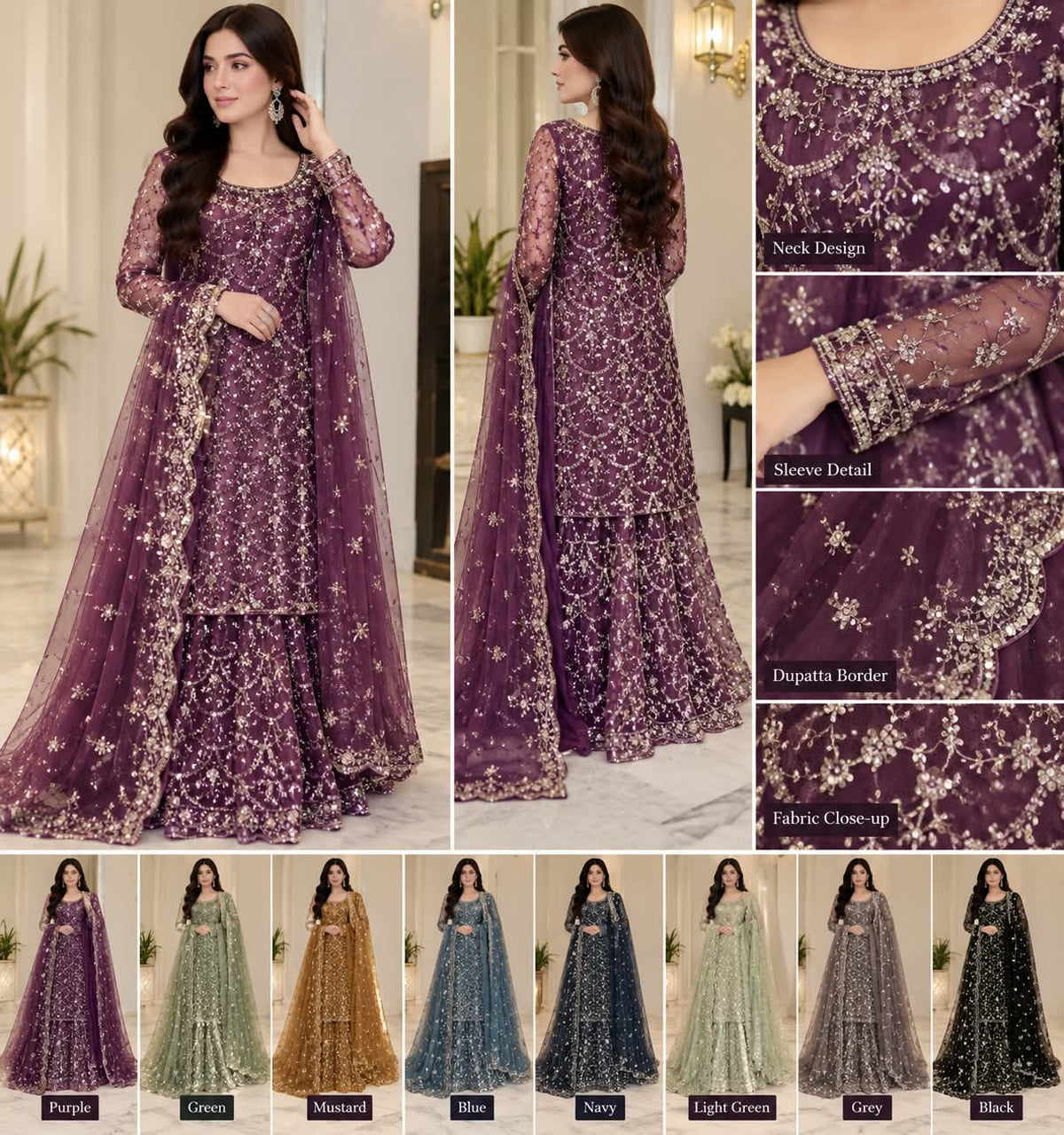 Unstitched Imported CutDana Dress