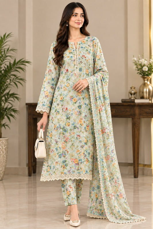 Pastel Bloom – Embroidered Lawn Collection